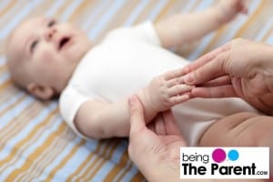 Massaging A Baby