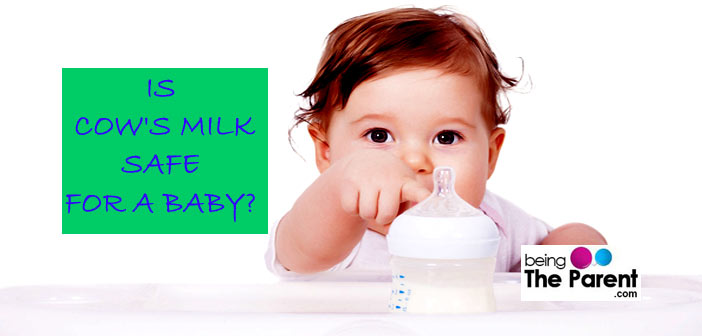 Cow milk and baby