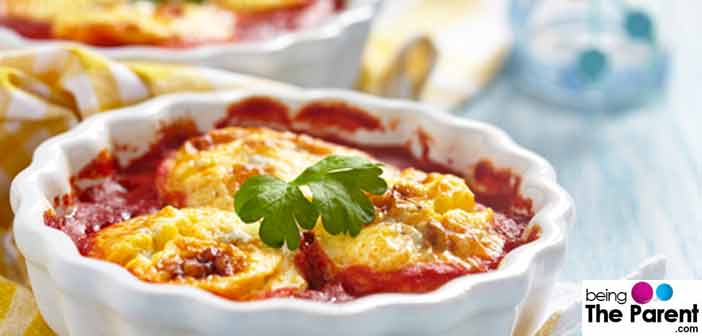 Baked Eggs and Cheese