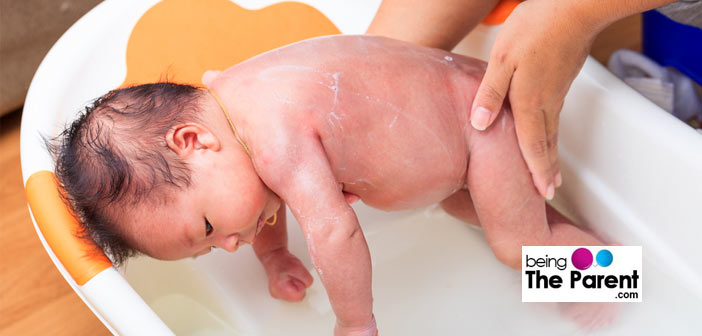 washing your baby