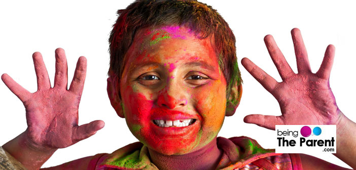 Holi safety for kids