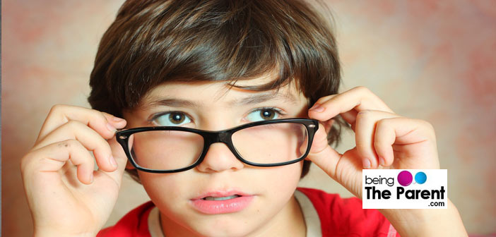 Child with spectacles