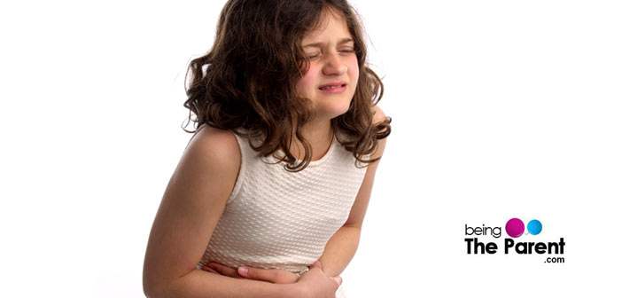 Girl having UTI