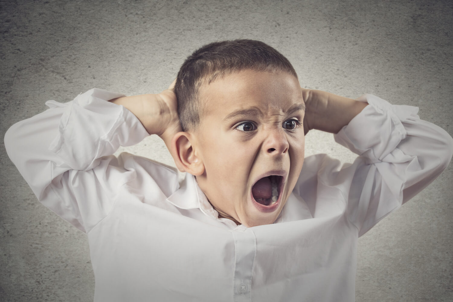 screaming boy