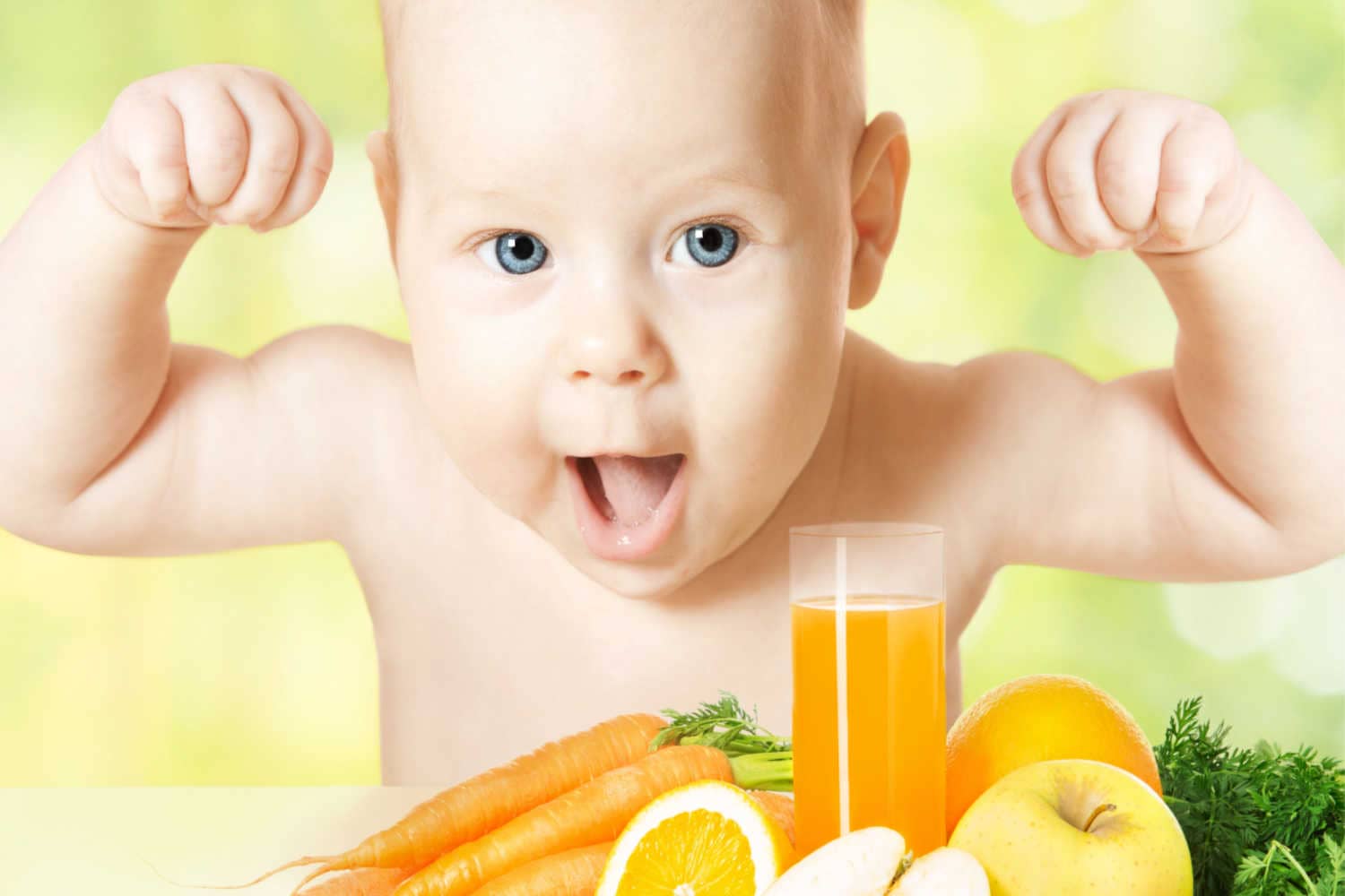 Giving Fruit Juice For Babies Being The Parent