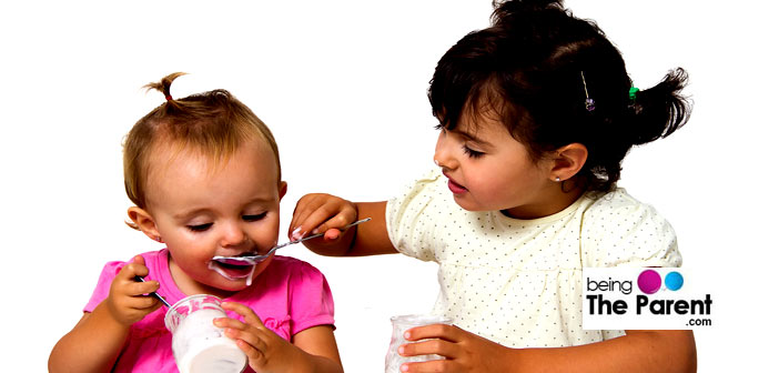 Toddler eating