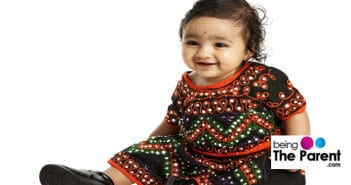 7 Tips To Celebrate A Safe First Diwali Of Your Baby baby dressed for diwali