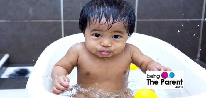 Toddler bathing