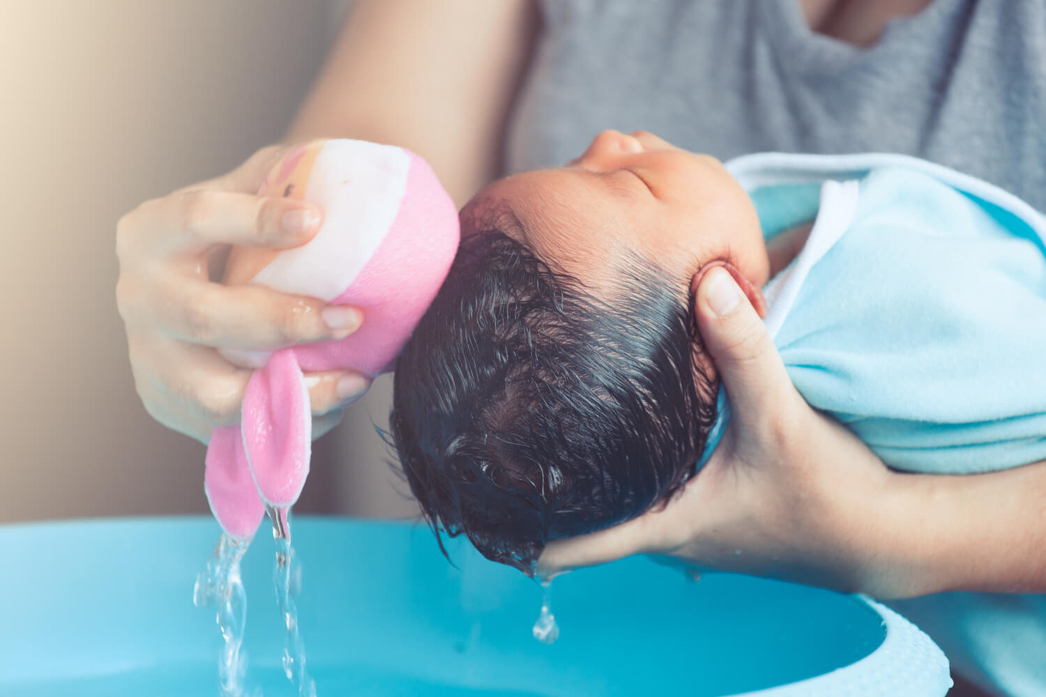 Sponge-Bathing Your Baby