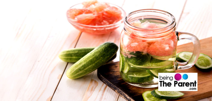 Cucumber Grapefruit Detox Water