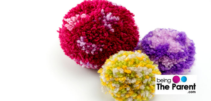 Woolen pom poms