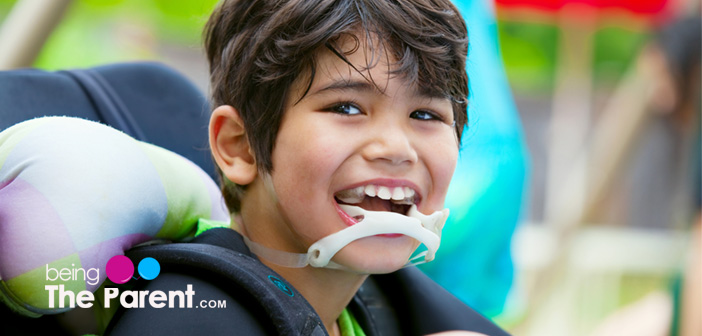 Child with cerebral palsy