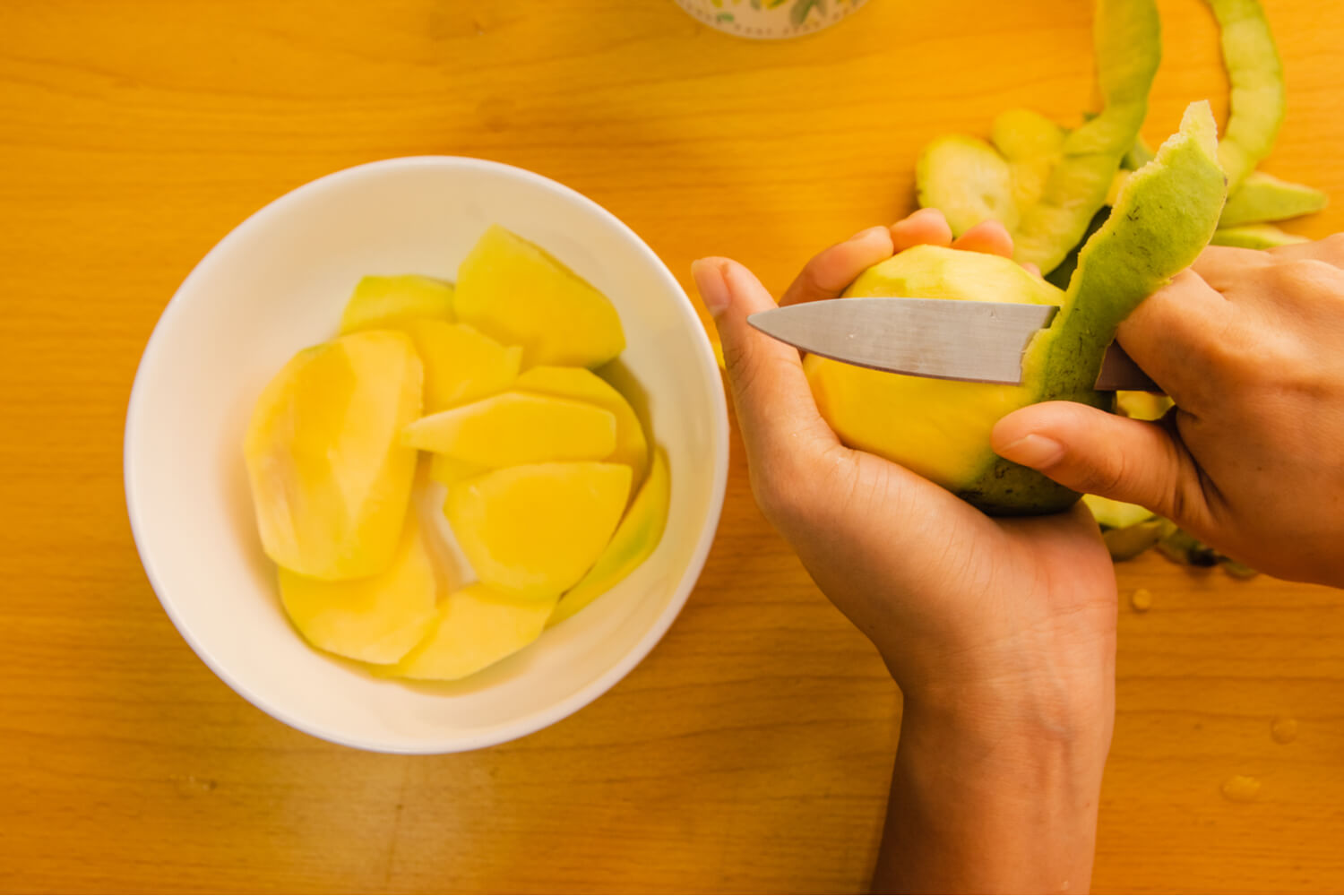 ripe or unripe mango