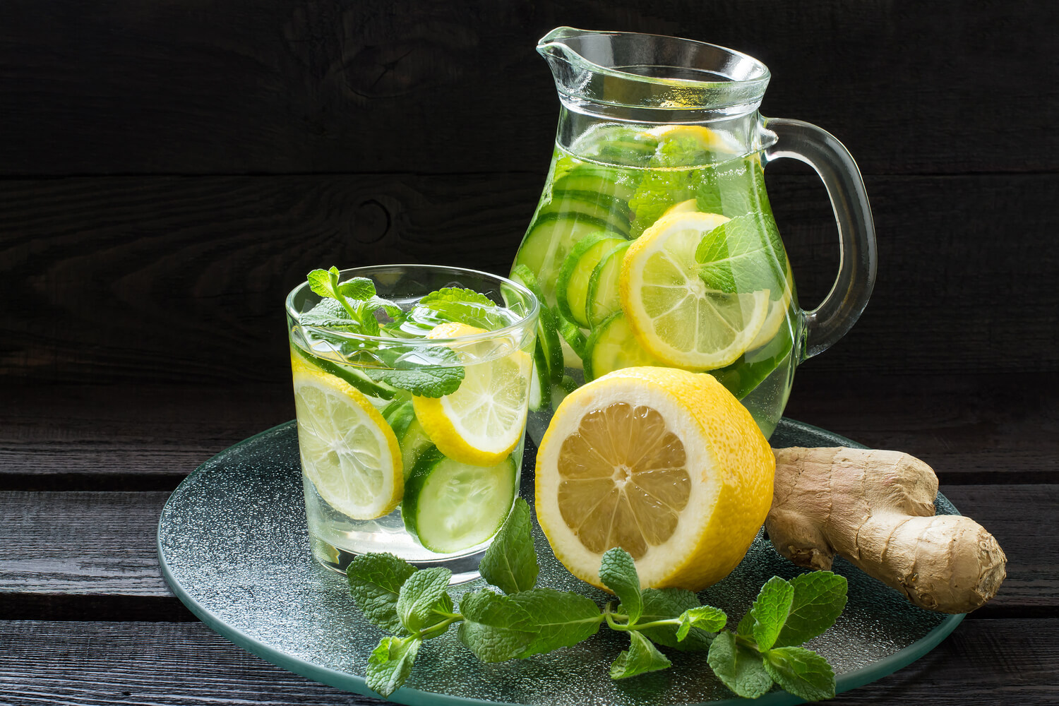 flavored water