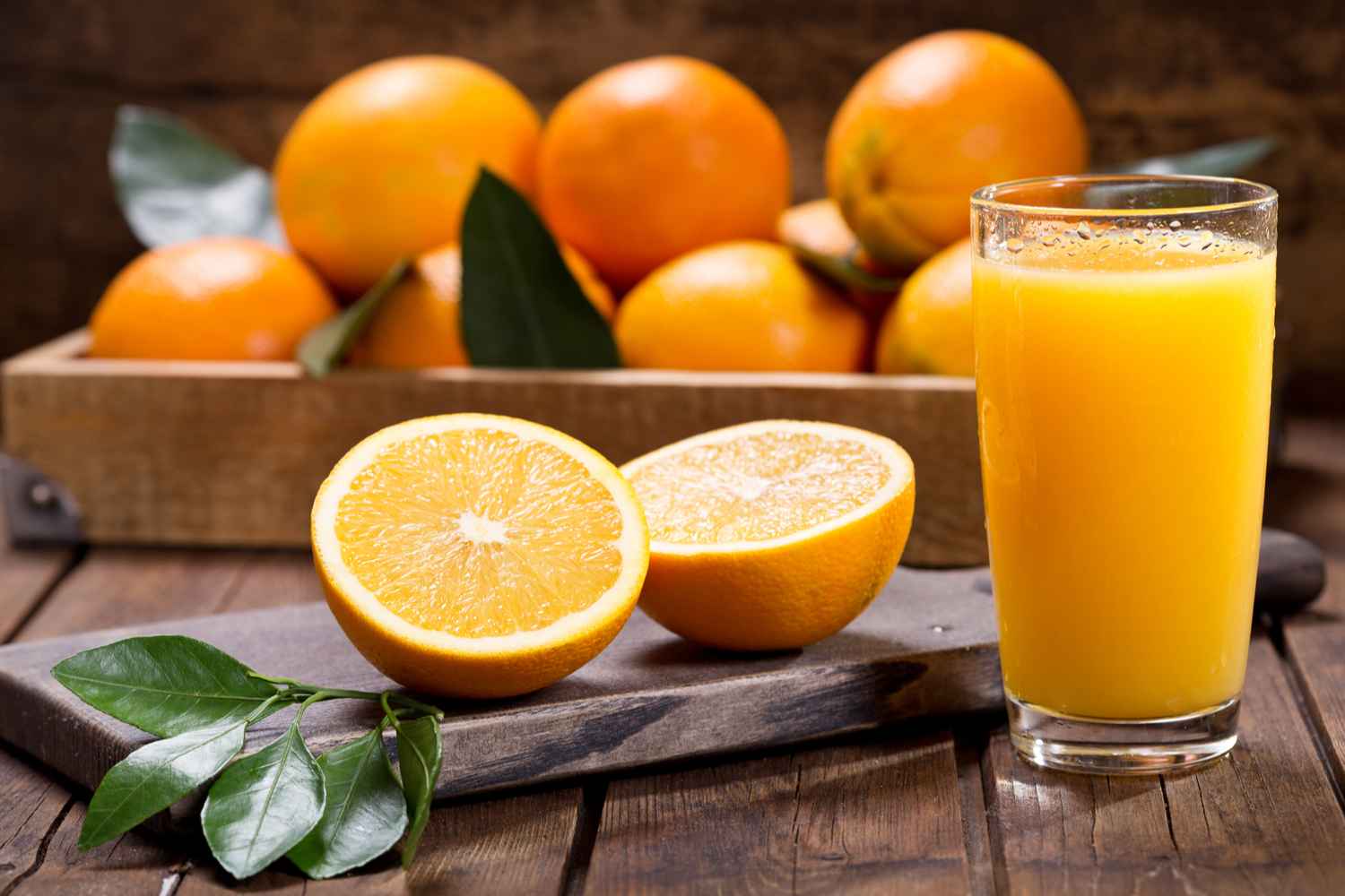 orange and juice