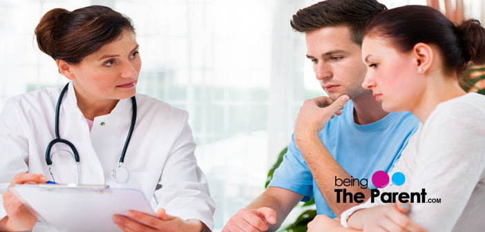 Doctor explaining infertility