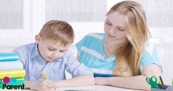 8 Easy Ways To Improve Your Child’s Handwriting mom helping child