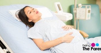 Useful Breathing Techniques For Easing Labor woman breathing in labor