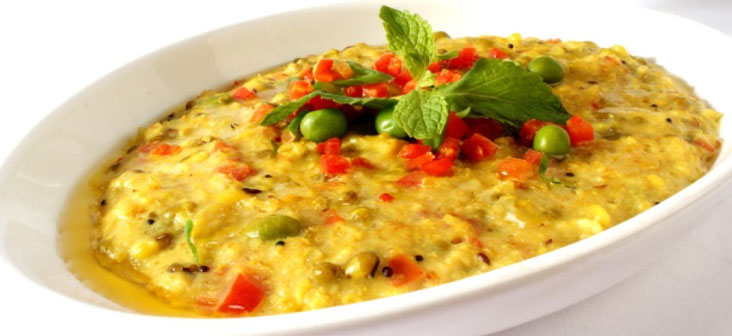 plain vegetable khichdi