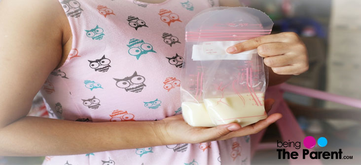 expressing milk by hand