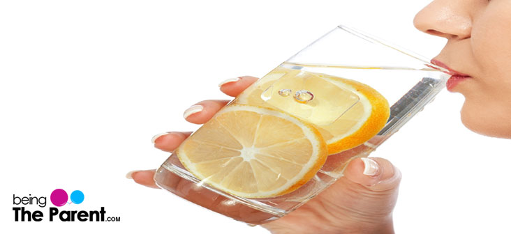 lemon water