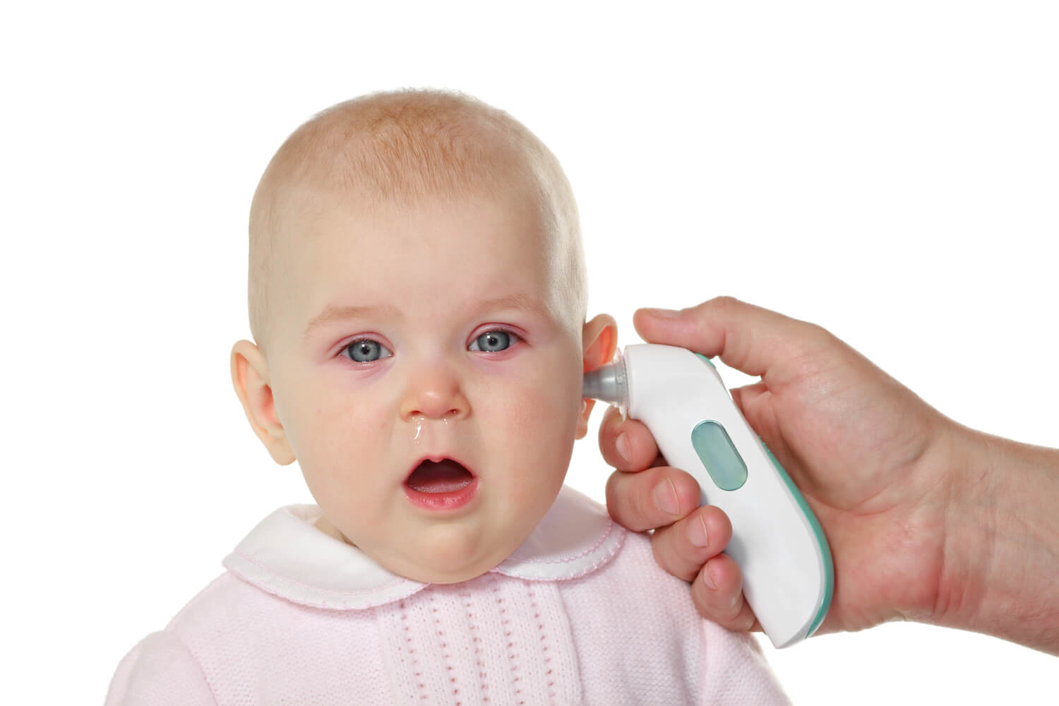 baby having cold been checked for temperature