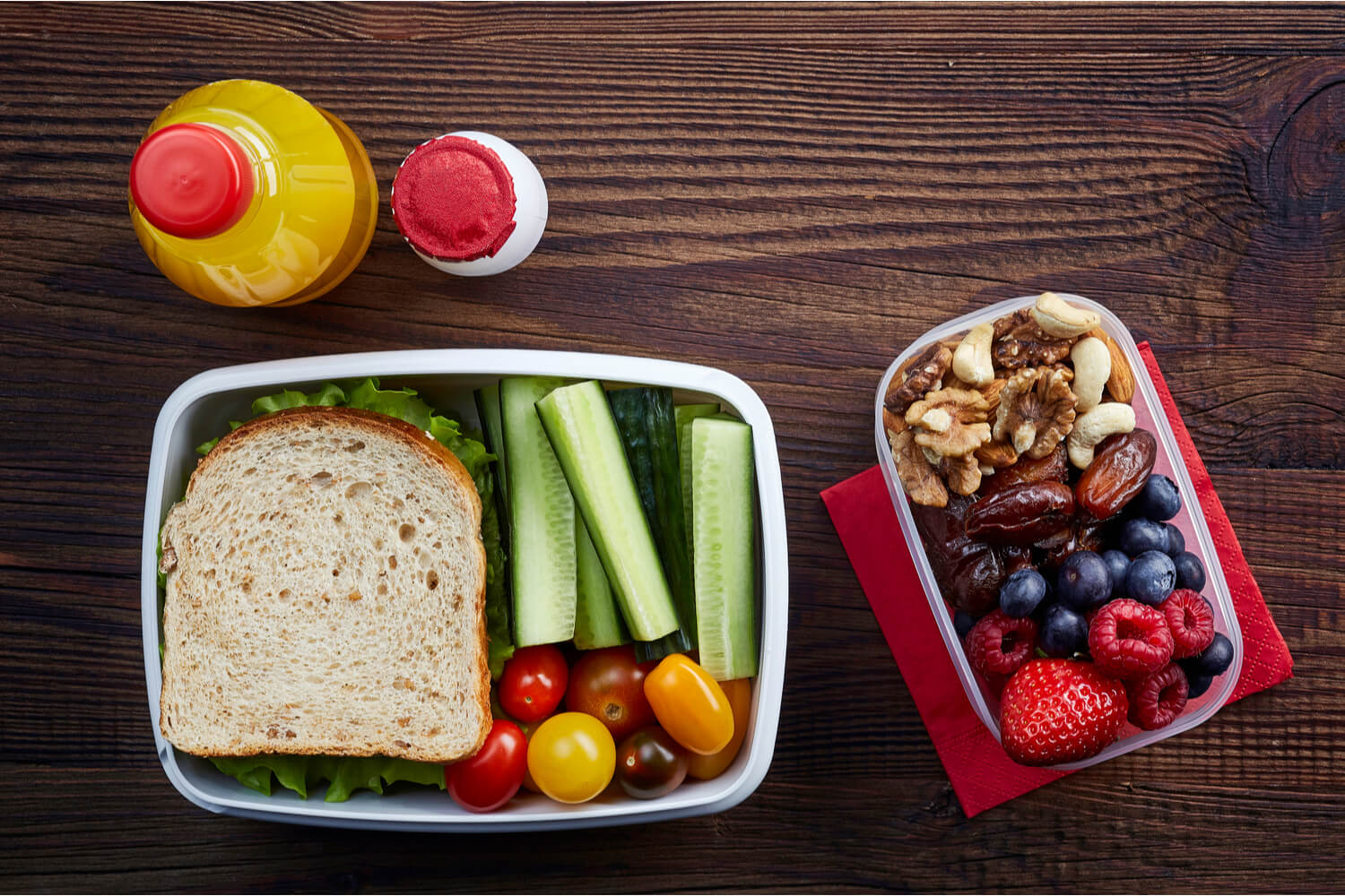 fruits and finger food
