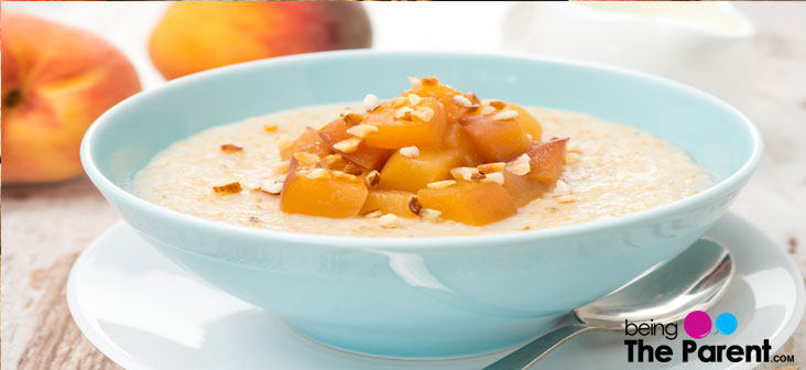 fruity oatmeal puree