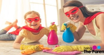 8 Helpful Tips To Make Cleaning Fun For Kids cleaning with kids
