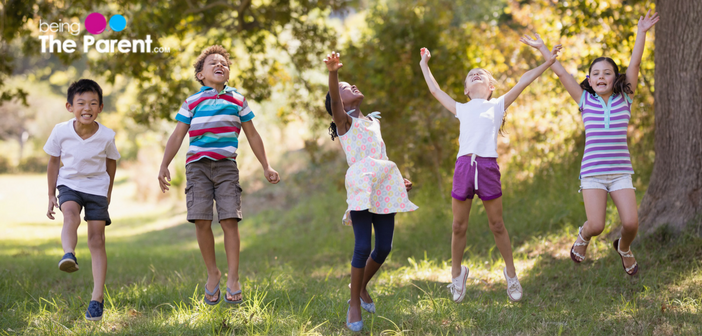 kids out door play