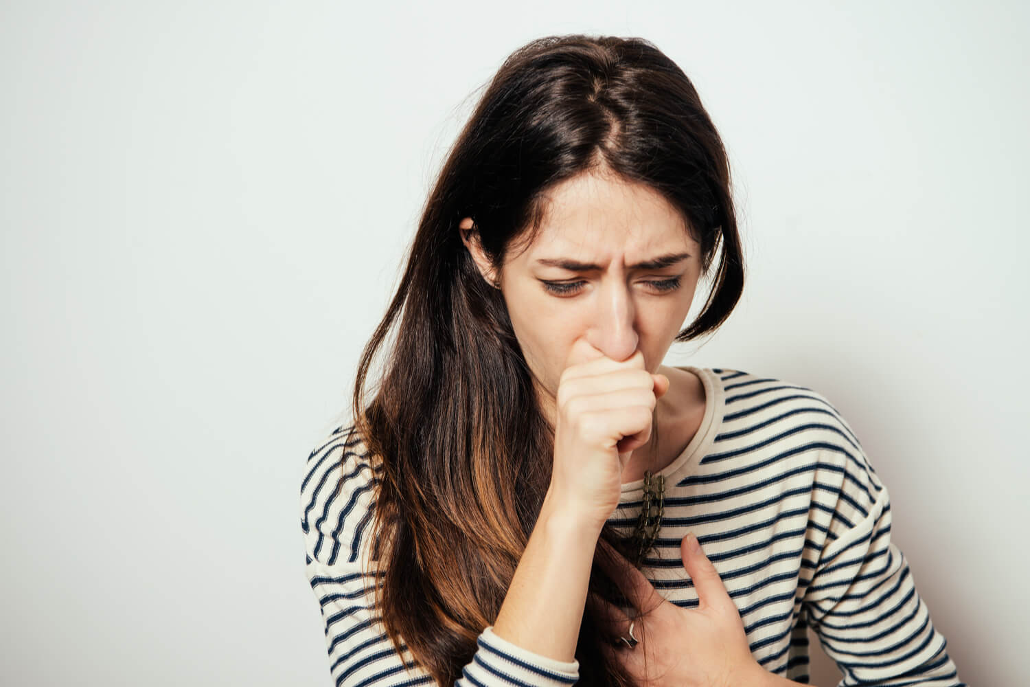 pregnant women coughing