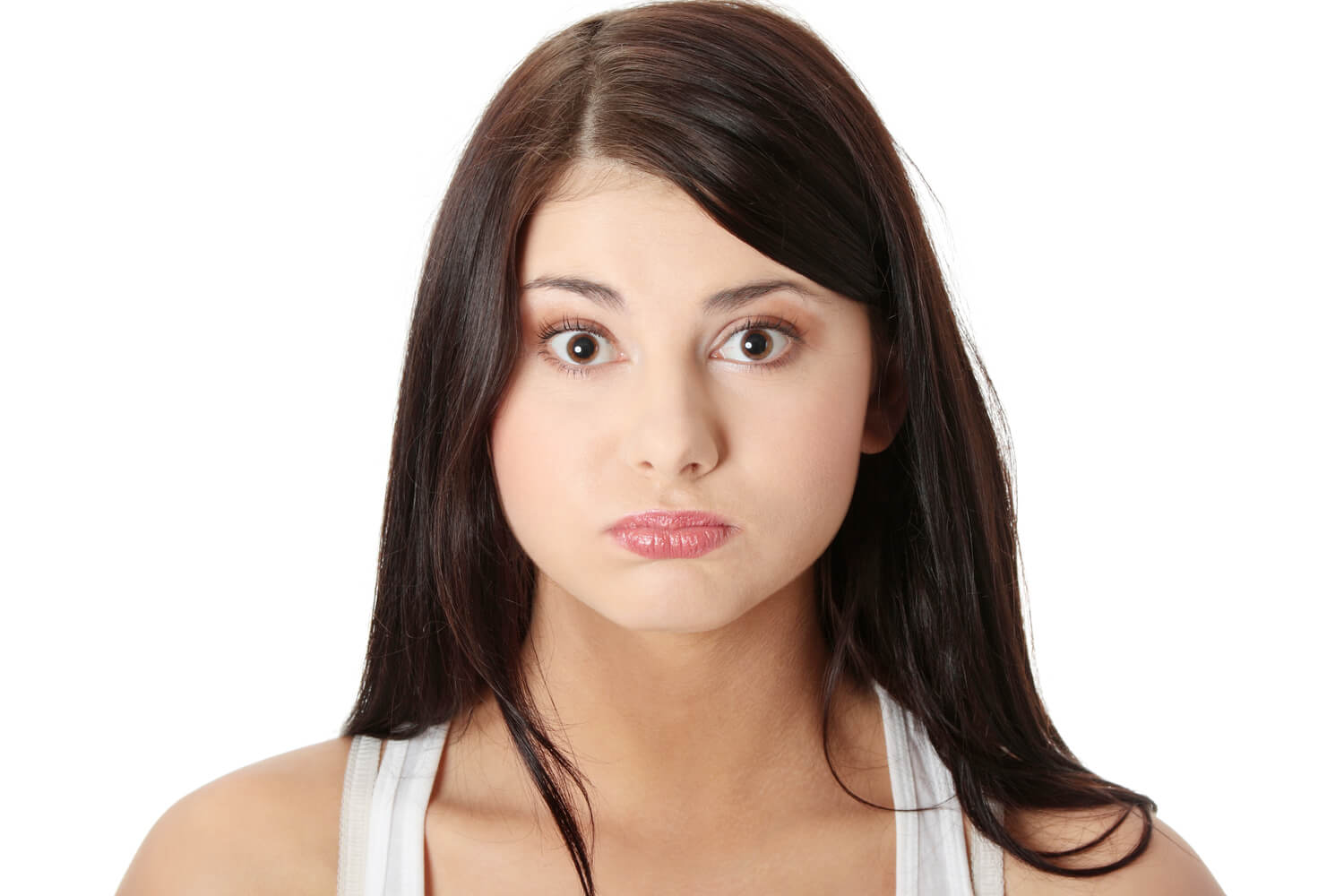 women having hiccups