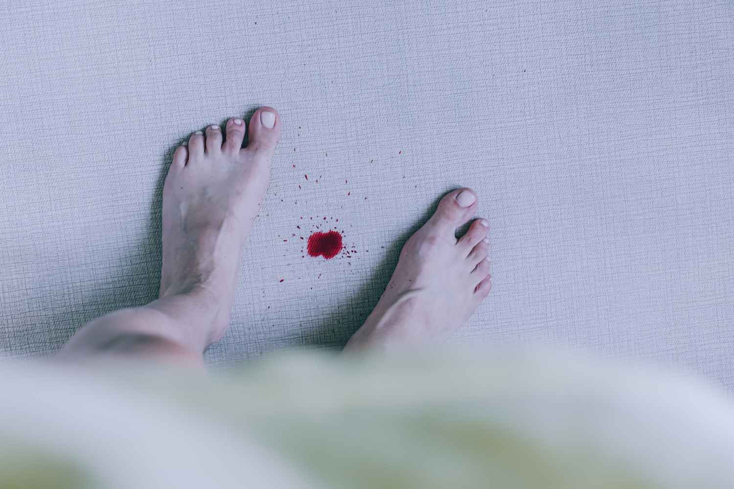women having vaginal bleeding