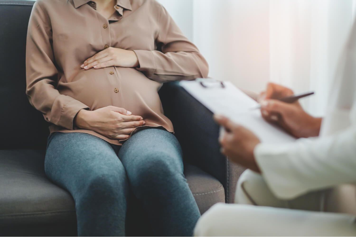 pregnant women taking Psychotherapy