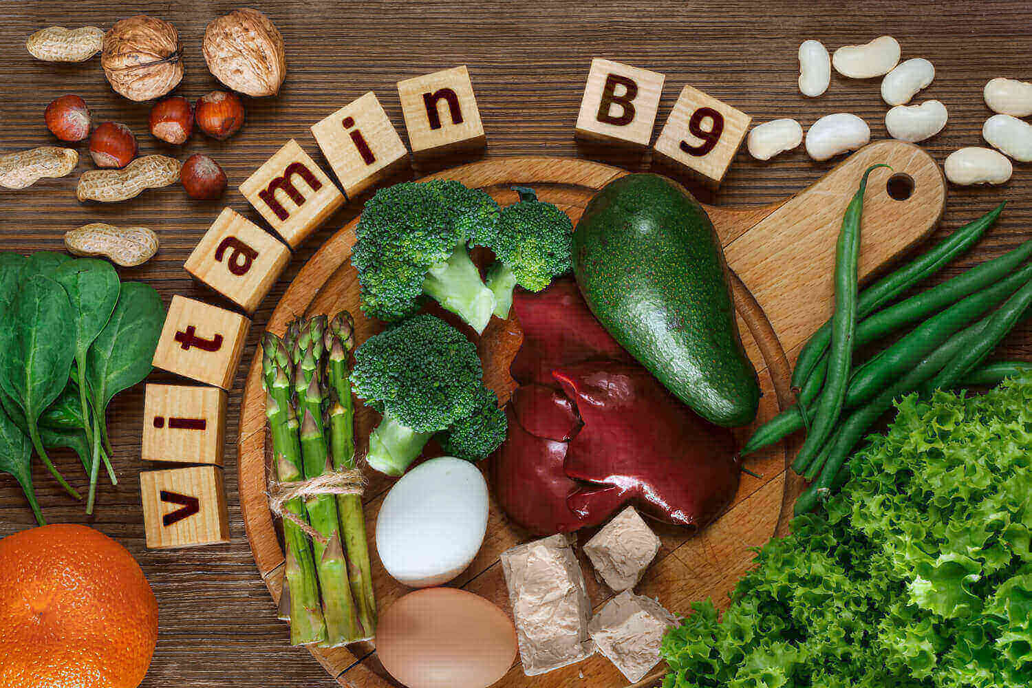 food rich in Vitamin B9