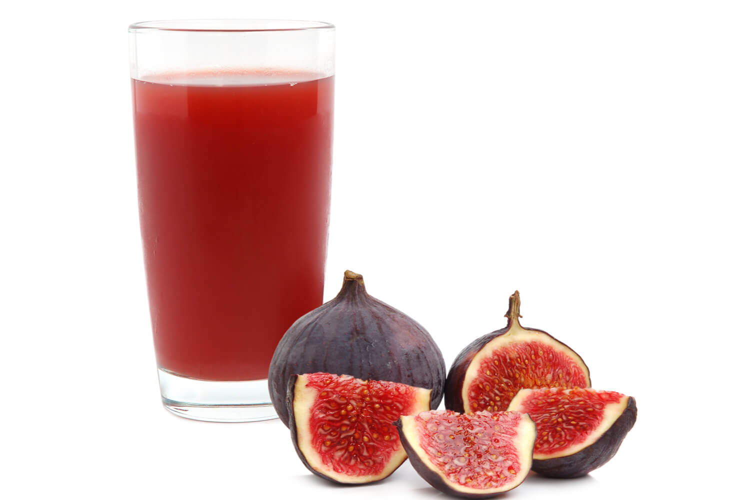 fig juice and fresh fruit