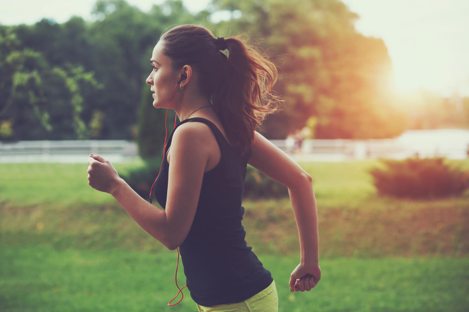 women jogging - to Improve Ovary Health