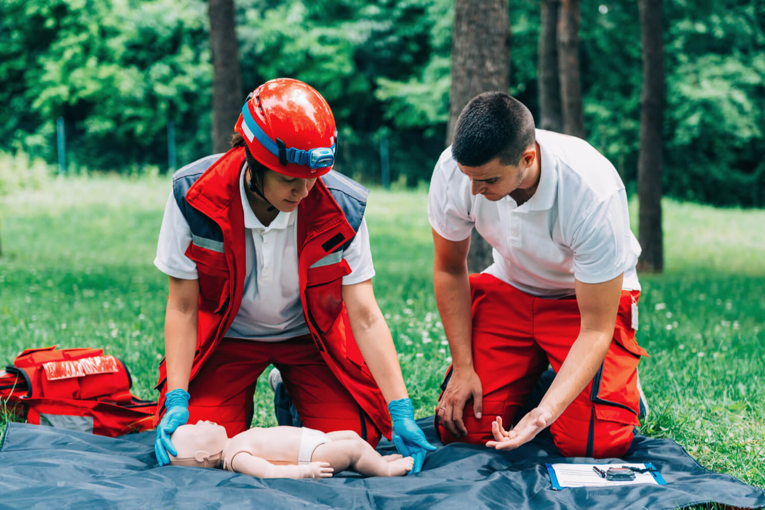 Two Rescuer CPR for Infants