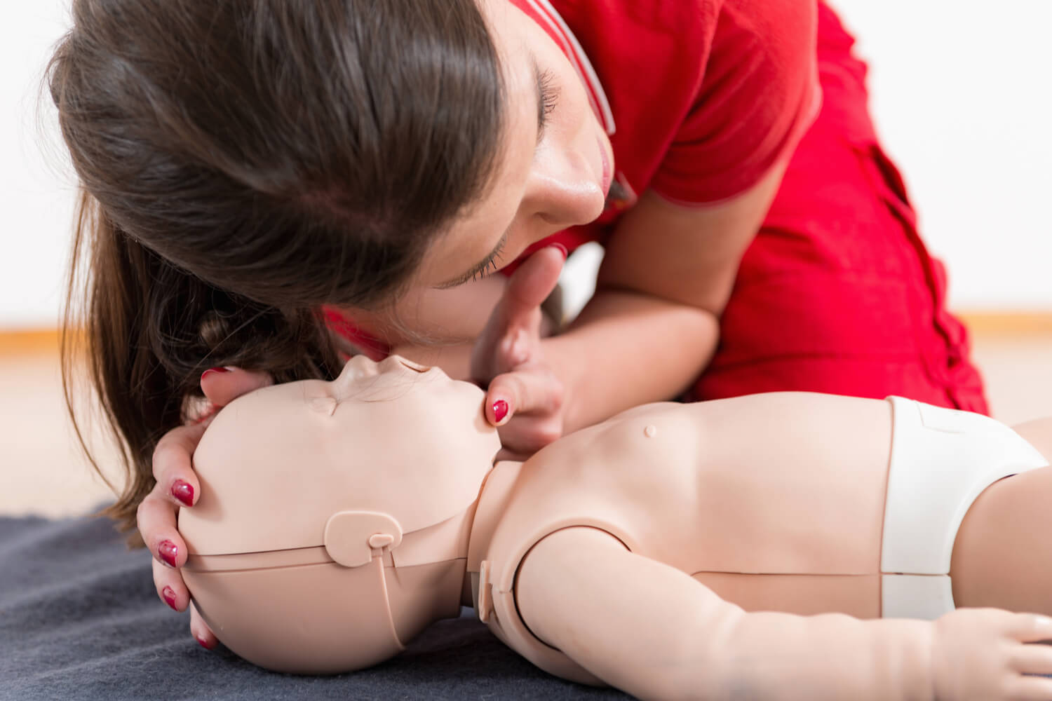 step 3 of CPR in babies