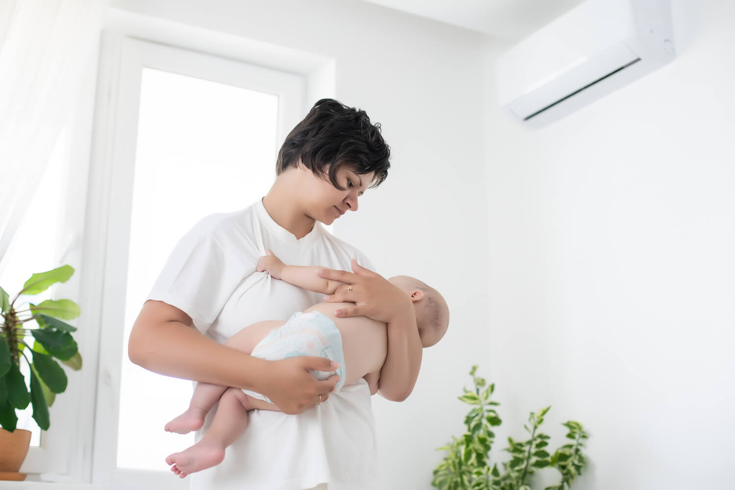 Are Ac or coolers safe for baby
