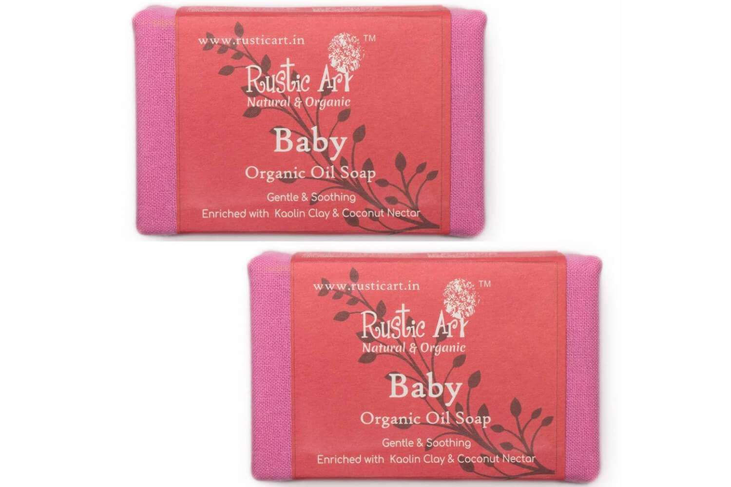 Rustic art organic baby soap