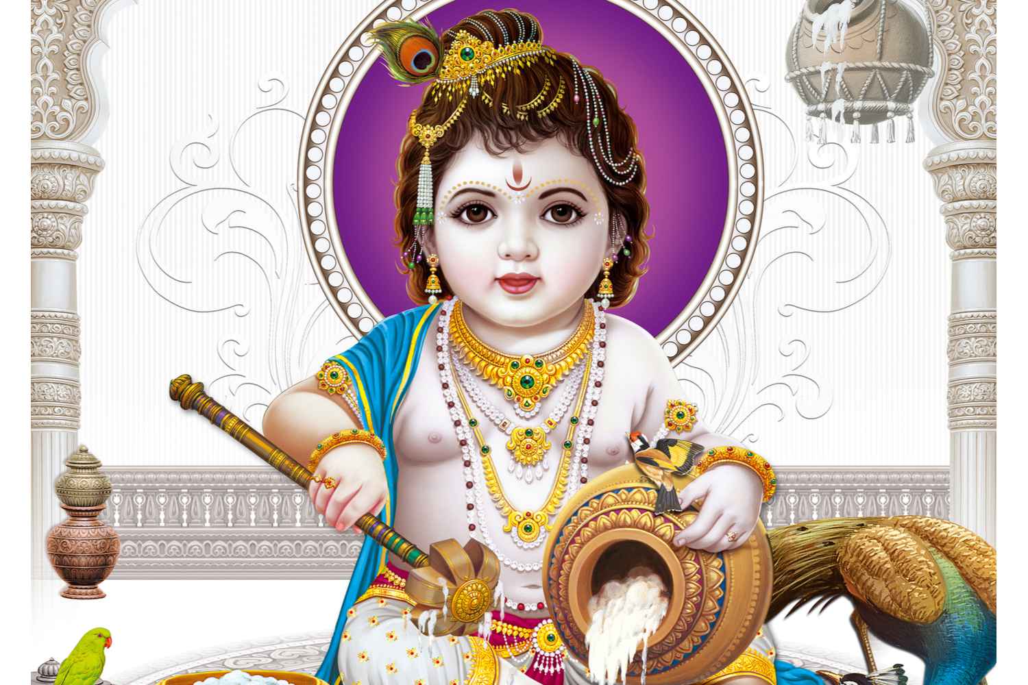 Top Hindu Lord Krishna Names For Your Baby Boy - Being The Parent