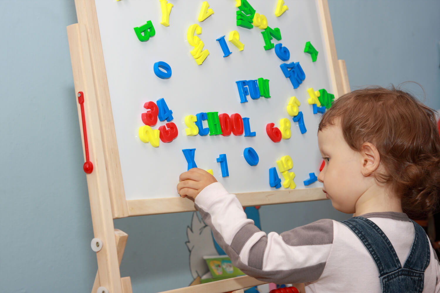 Magnetic Numbers and Letters