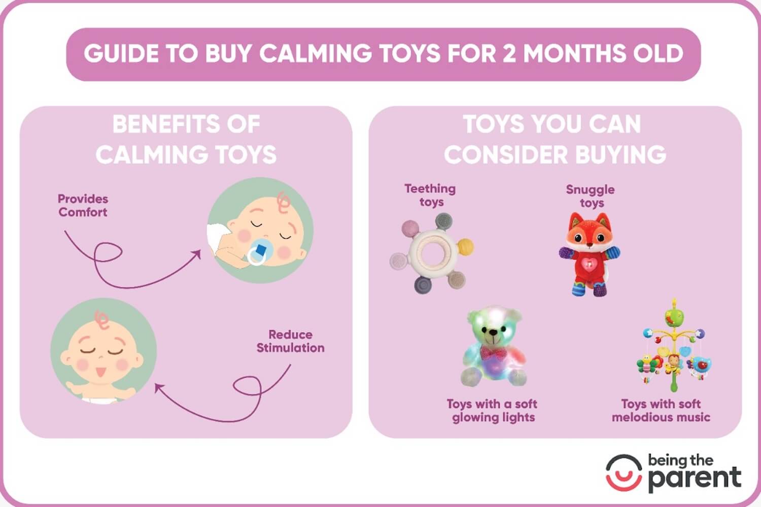 calming toy for 2 month old