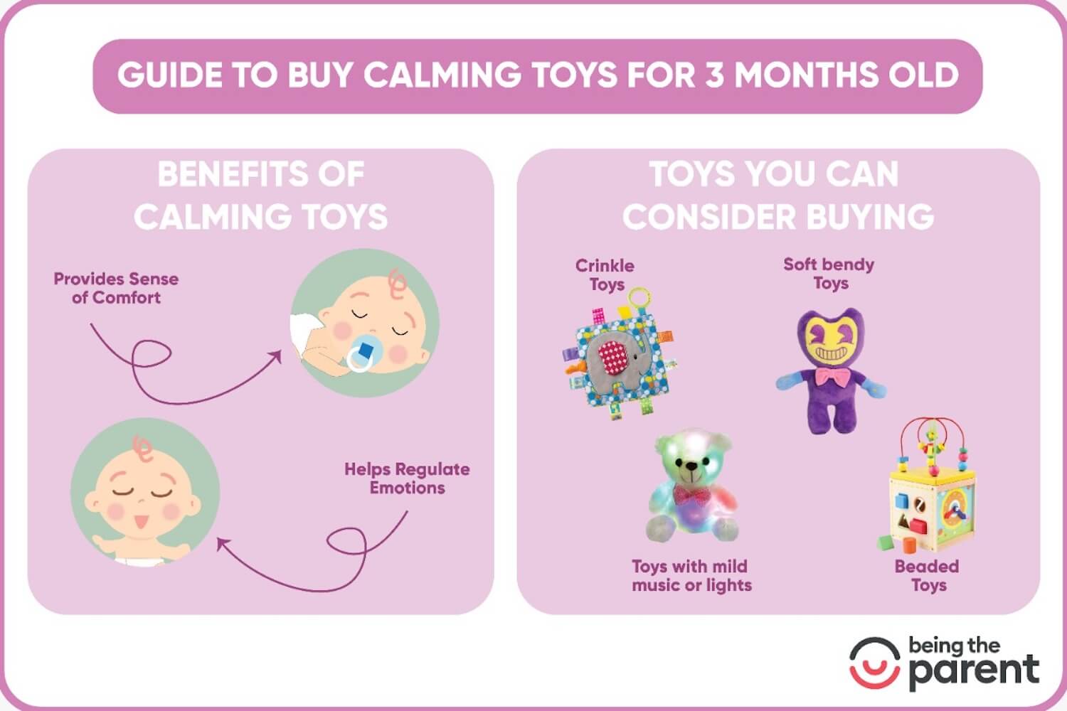 calming toys for 3 month old