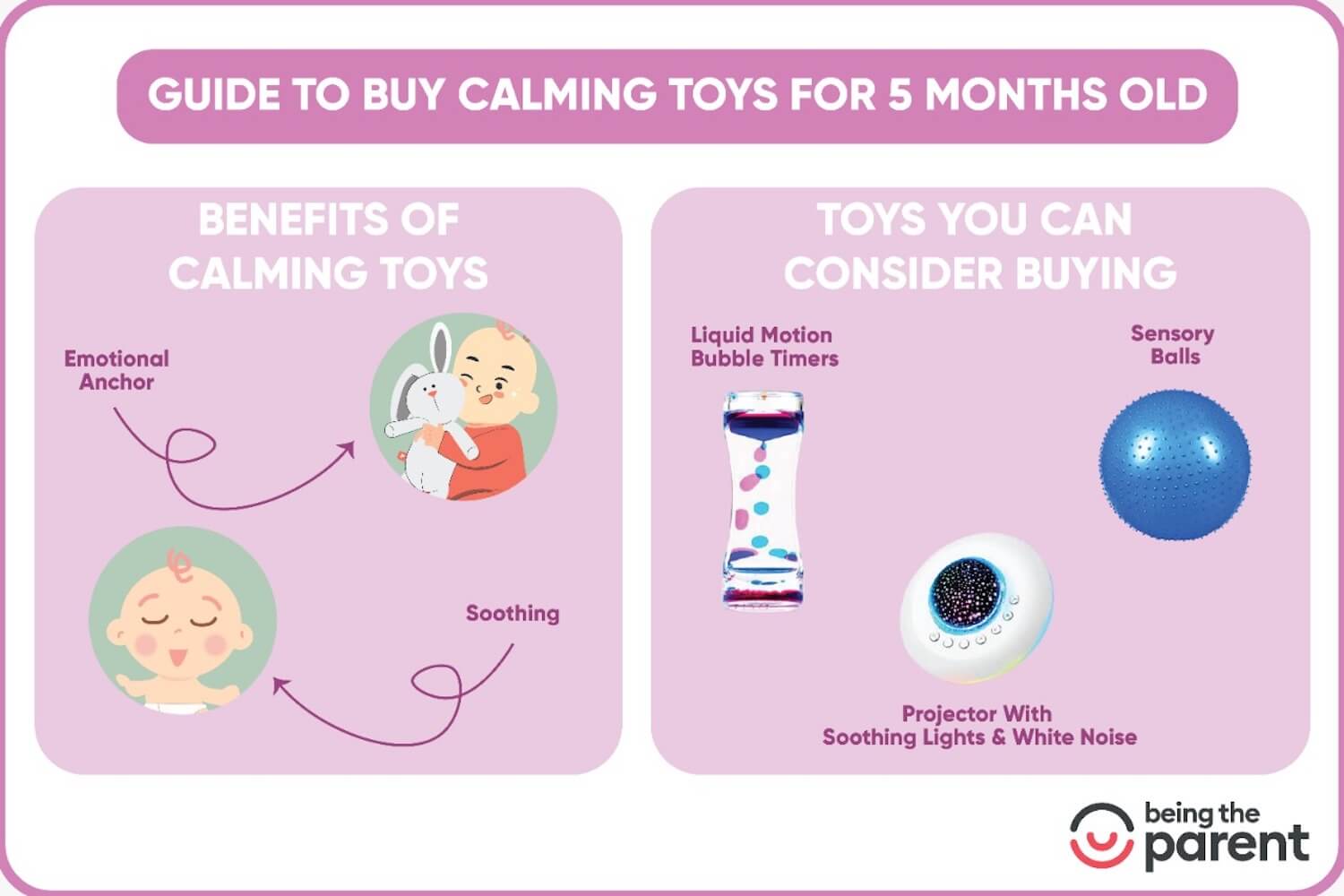 calming toys for 5month old