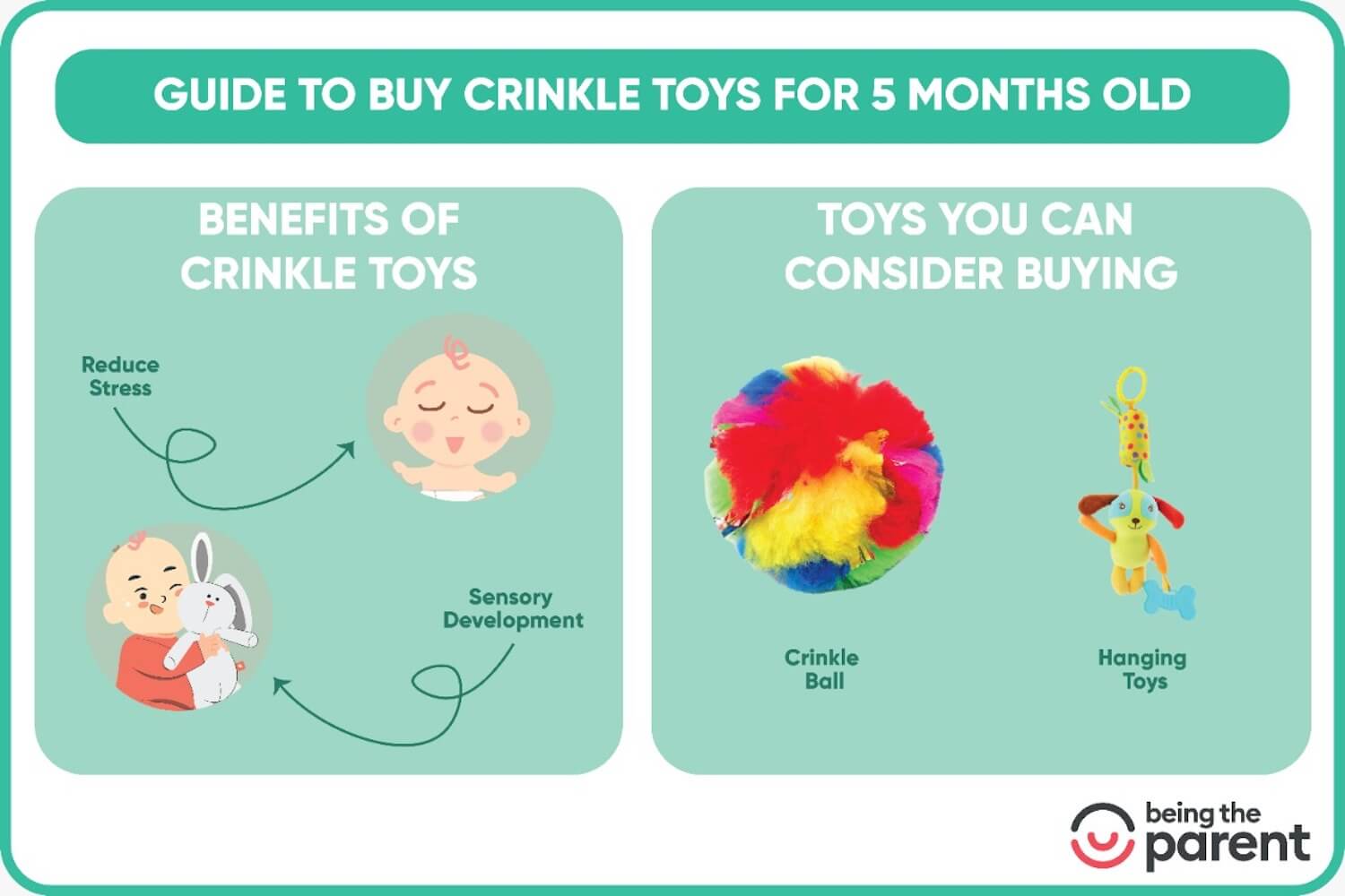 crinkle toys for 5 month old