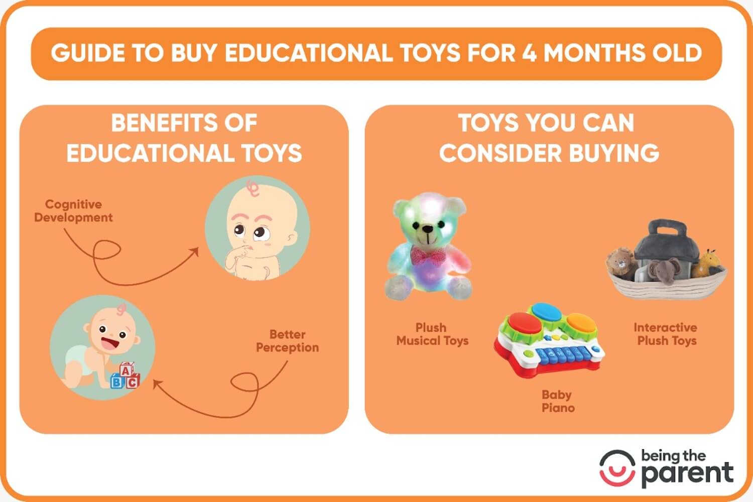 Toys For 4 Month Old Baby Types, Benefits and What to Buy Being The
