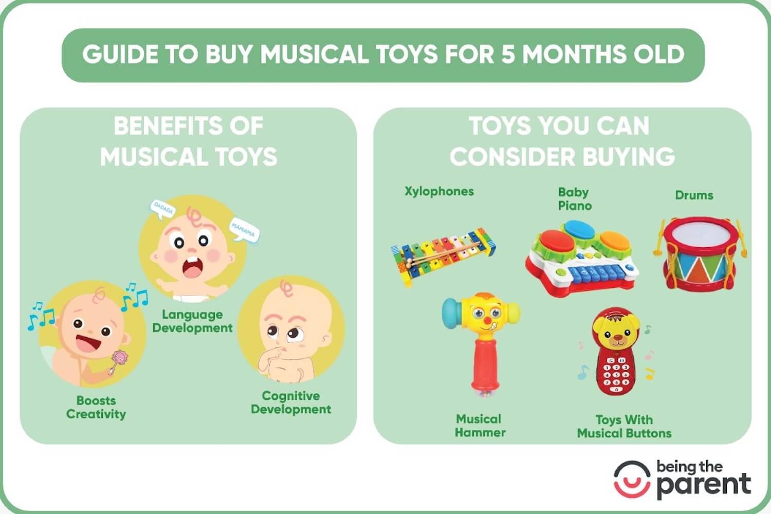 musical toys for 5 month old