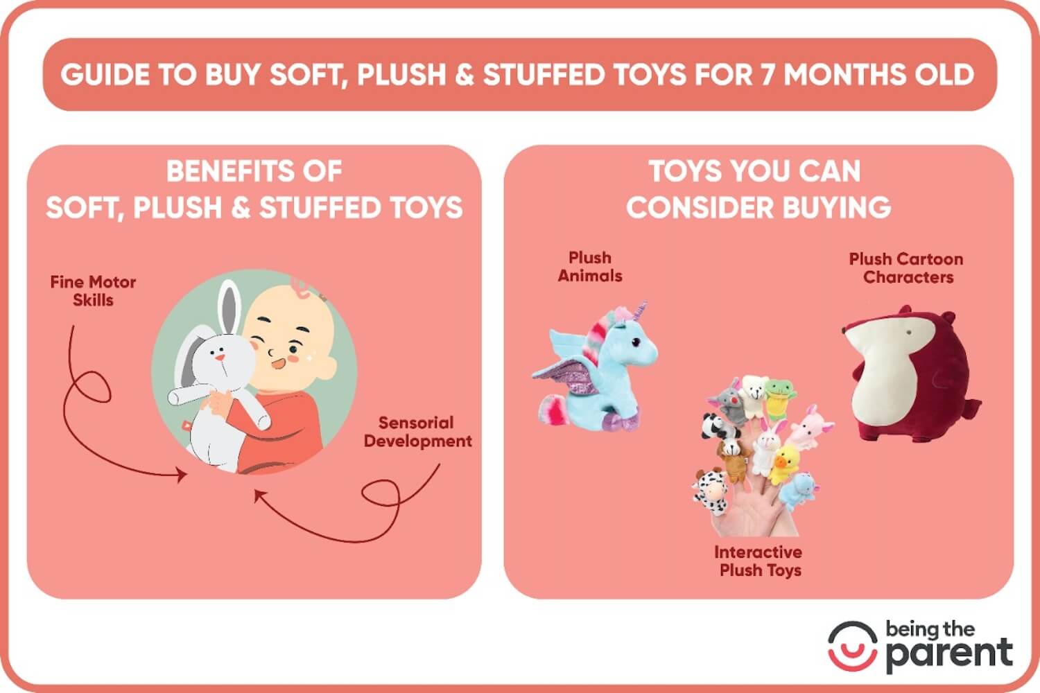 Soft, Plush and Stuffed toys for 7 month old